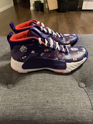 adidas dame 5 purple