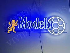 Modelo Especial Soccer Beer 36" Vivid LED Neon Sign Light Lamp With Dimmer