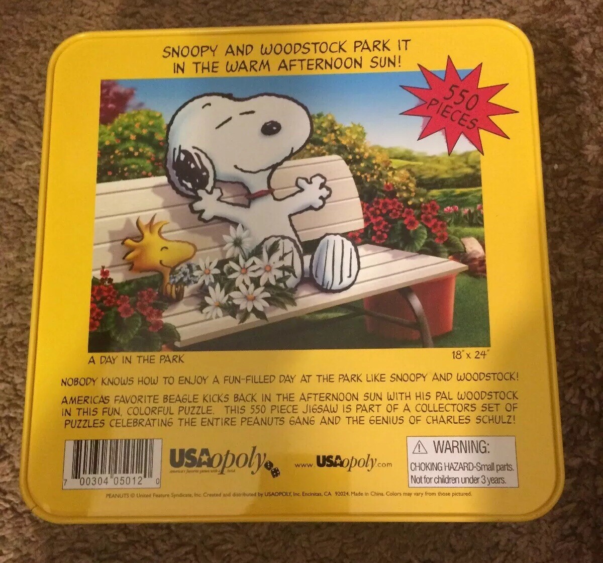 トムエバート スヌーピー パズル 550 Piece Peanuts 550 Piece