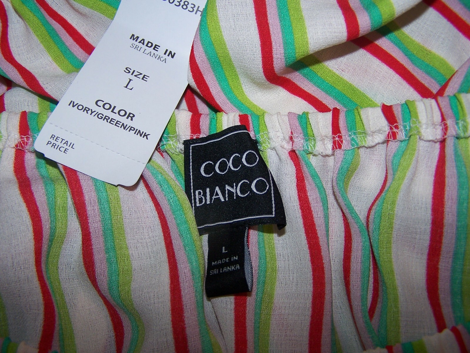 NWT~Boho Festival On/Off The Shoulder Ruffle Sleeve Tie Bottom Blouse~L~Boutique