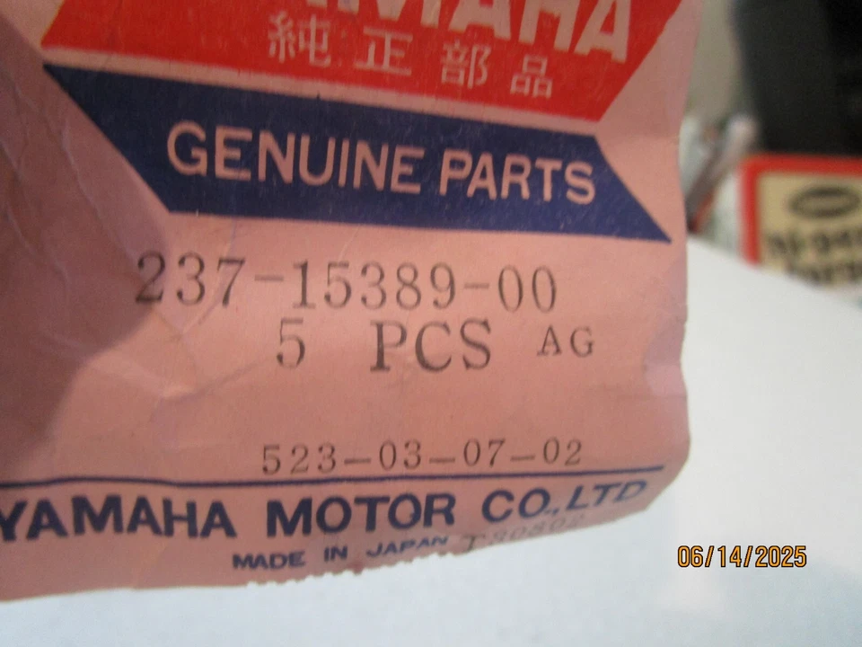 NOS Yamaha 1972 CS5 DS7 1974-1975 RD200OEM Push Rod Seal PN:237-15389-00 - Image 4 of 4