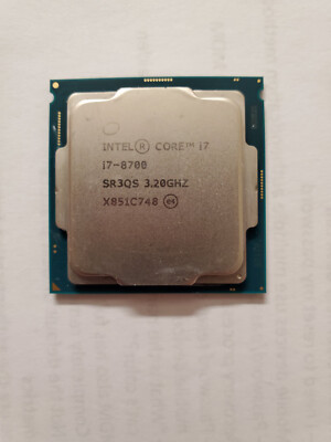 Intel Core i7-8700 Processor (3.2 GHz, 6 Cores, LGA 1151) - SR3QS