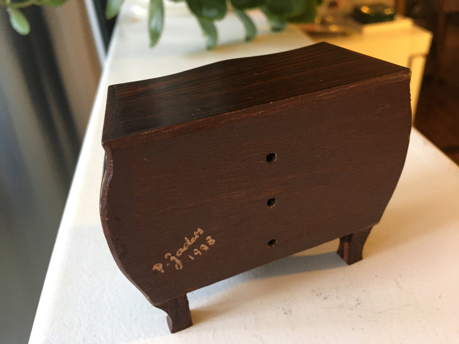 Rare IGMA Artisan Pierre Zador Bombe Chest Dollhouse Miniature 1:12