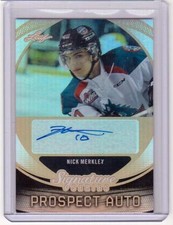 NICK MERKLEY 14/15 ITG Leaf Signature Series #NM1 Auto Autograph Rookie Signed