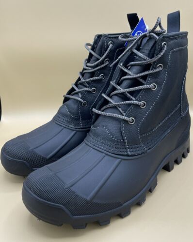 Size 12 Alpine Design Kamik Grayson Men Boots Waterproof Leather Black Upper NIB - 第 1/9 張圖片