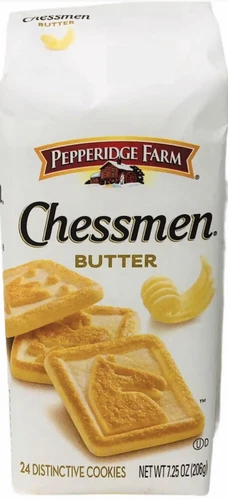 Pepperidge Farm Chessmen Butter Flavored Holiday Edition Christmas Cookies NEW