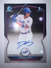 2023 Bowman Chrome Damon Keith Bowman 1st AUTO Los Angeles DODGERS