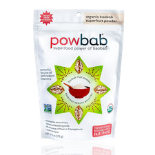 powbab Organic Baobab Powder, Raw Smoothie Superfood for Protein Shake Mix
