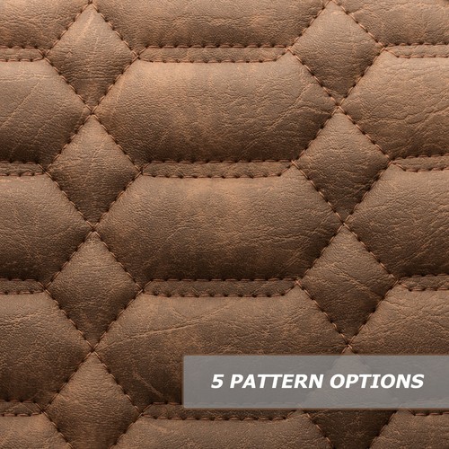 MODZ® RC Custom Golf Cart Rear Seat Covers - Brown Base - Choose Pattern - Picture 21 of 43