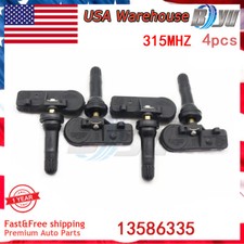 New 13586335 4PCS TPMS Tire Pressure Sensor Fit For Buick Chevrolet GMC 25920615