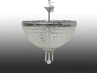 Crystal Ceiling Light Fixture with a Chrome Mount (3982)