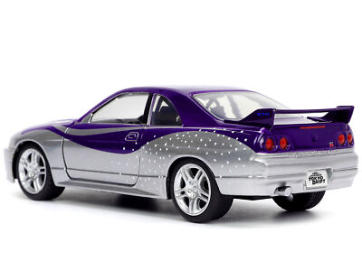 NISSAN SKYLINE GT-R BCNR33 1995 パープル 1995 Nissan Skyline GT-R (BCNR33) Purple and Silver Metallic
