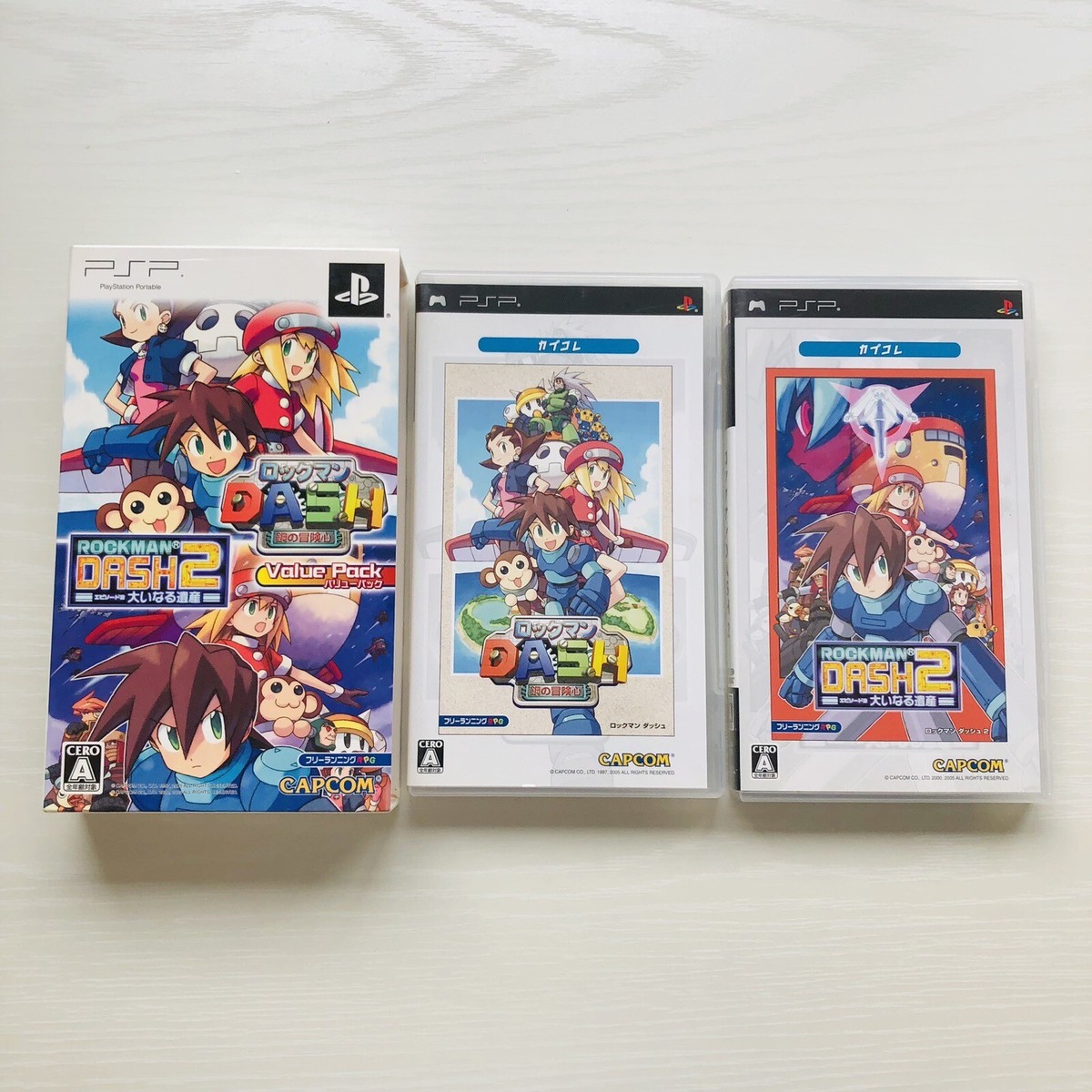 Rockman DASH Value Pack PSP Mega Man Legends Import from
