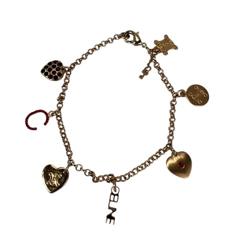 Celine Triomphe Gold metal Charm Bracelet Ebay Live