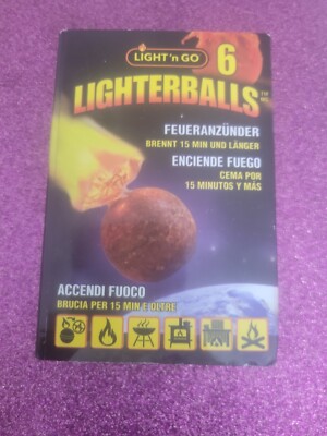 Light'n Go Lighterballs Fire Starter (6-Pack) 8-97162-00013-5 Light'n Go