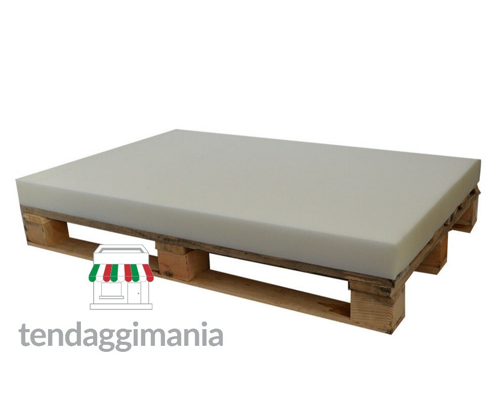 Gommapiuma Alta Densità 100x200cm - Spessore 1cm, Bianco, Indeformabile, Made In Italy - Foto 6