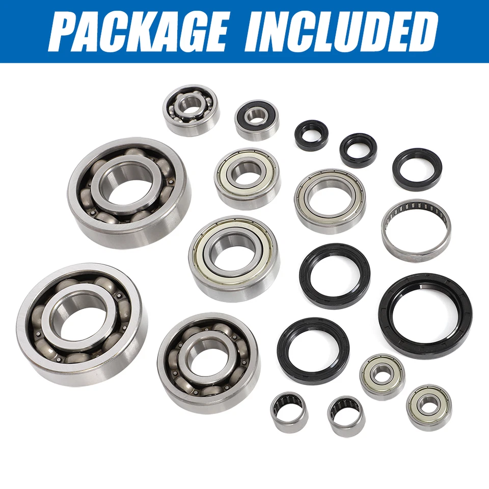 Cojinete y sello de transmisión de manivela inferior 19 piezas para Suzuki RM250 1996-2000 EE. UU. Foto 4 de 4