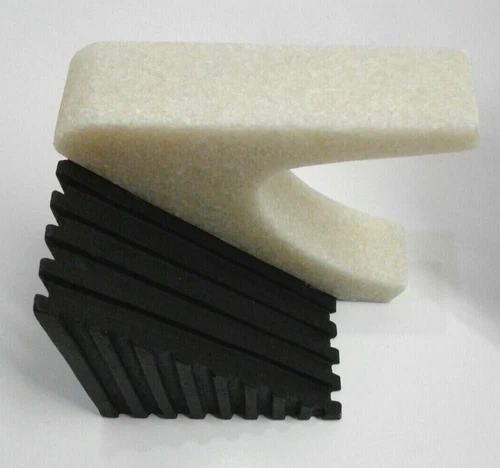 Arteriors Home 9112 Jordono Bookends Black and White Rice Stone Set Of 2