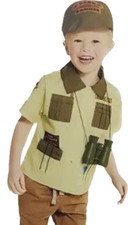 Park Ranger Toddler Costume HYDE  EEK Size 2-3T Shirt and Hat - Factory sealed