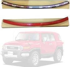 Toyota FJ Cruiser 2007-14 Upper Outer Moulding Trim Front Top Windshield RED