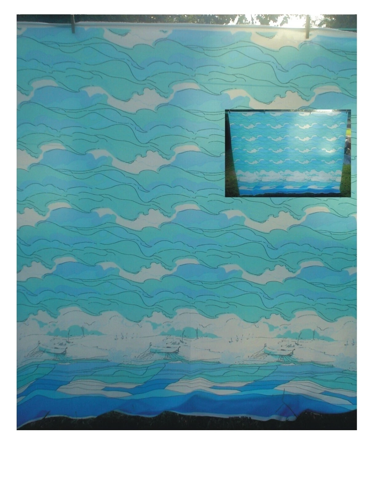 Playa y náutico telas artesanales ANTIGUO/VINTAGE