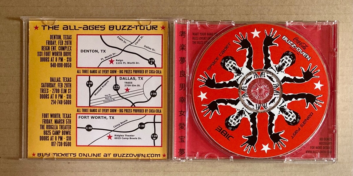 Rare CD Buzz-Oven Volume Ten 7 Tracks 2004 Jibe Space Cadet Rare CD Buzz-Oven Volume Ten 7 Tracks 2004 Jibe Space Cadet