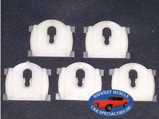 NOS Cadillac Oldsmobile Pontiac Vinyl Soft Top Roof Molding Trim Clips 5pcs OK 