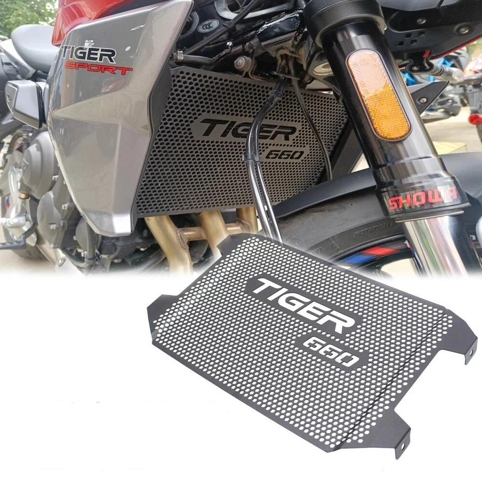 2022 2023 2024 Radiator Guard Grille Protector Cover For Triumph Tiger 660 Sport - Image 2 of 4