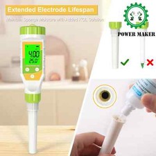 PH Mete 0.00 14.00 Smart PH Monitor Tester Digital Cheese Meat Dough Acidity