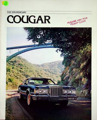 270975) Mercury Cougar - USA - Prospekt 1978
