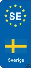 2 Stickers Europe SUEDE SE