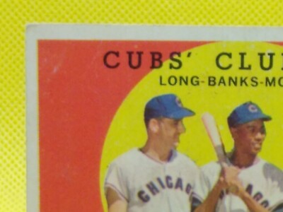 1959 Topps #147 Cubs' Clubbers Long / Banks / Moryn | eBay