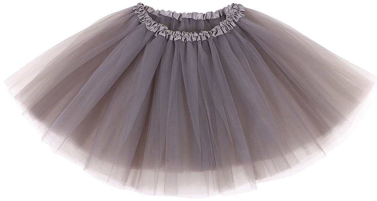 Girls Tutu Skirt - Ballet Dance Dress Pettiskirt Costume For Ages 2-7 Years - Organza Material