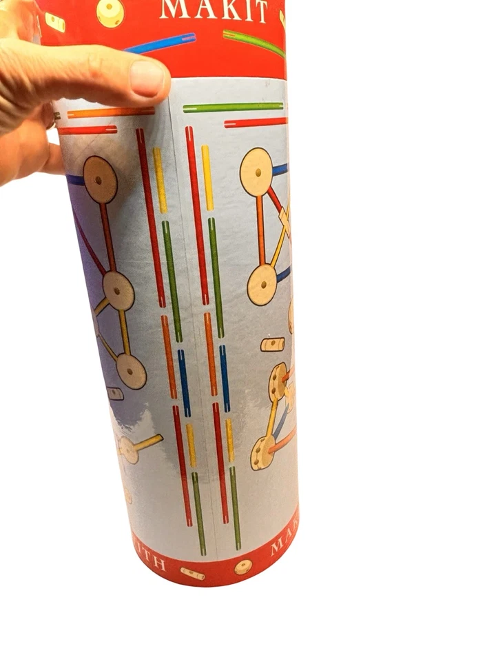 Schylling Super Makit Classic Wood Construction Toy Case Only - Image 4 of 4