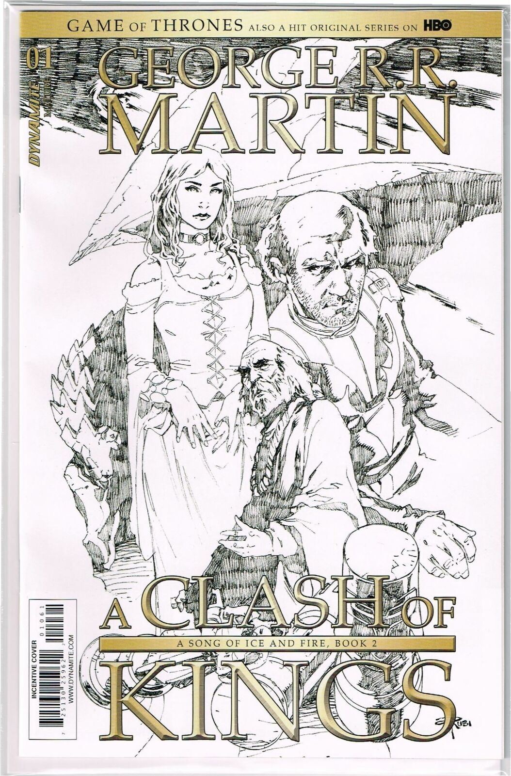 George RR Martin A Clash of Kings #5 Cover B Comic Book 2020 - Dynamite