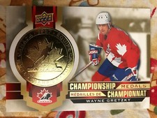 TIM HORTONS 2021-22 TEAM CANADA CHAMPIONSHIP MEDALS HOCKEY CARDS - **YOU PICK**
