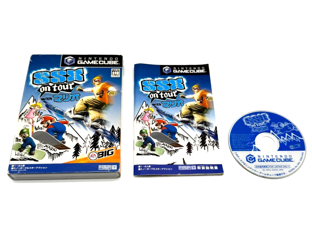 SSX on Tour with Mario Nintendo Gamecube Japanese Import Japan
