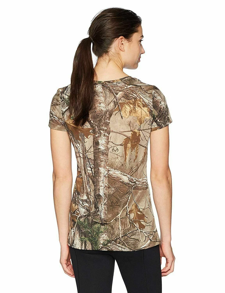 Under Armour UA Womens Threadborne Early Season Camo SS RealTree Size Md - Image 2 of 4