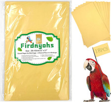 20PCS Gravel Paper for Bird Cage,11X17 Inch Bird Cage Liner Gravel Paper Special