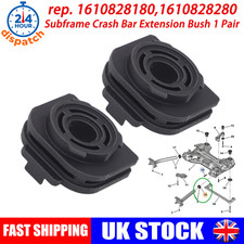 2* For Citroen C4 Picasso SubFrame Crashbar Extension Bush 1610828180 1610828280
