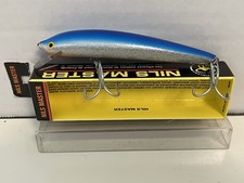 Esca da pesca vintage Nils Master Invincible finlandese wobbler 12 cm 24 g 046 NUOVO