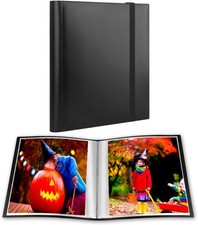 Photo Album 8X10, 8X10 Photo Album Book Holds 68 Photos Art Portfolio Binder
