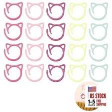 20PCS Cat Stitch Markers for Crocheting, Crochet Stitch Markers, Metal