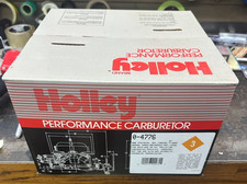 Nos Holley 0-4776-3 Carburetor 600 Cfm Double Pumper - Factory Sealed New In Box Nos Holley 0-4776-3 Carburetor 600 Cfm Double Pumper - Factory Sealed New In Box