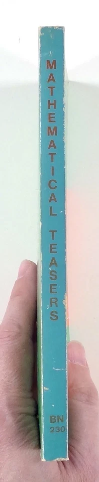 1970 Mira MATHEMATICAL TEASERS puzzles problems recreations & tricks TPB B&N - Image 3 of 4