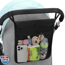 Accmor Universal Stroller Organizer, Mesh Bag Fits for Uppababy, Nuna, Britax