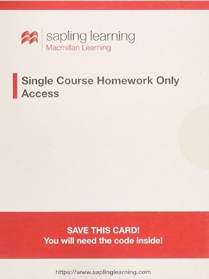 Sapling Single-Course Chemistr - GOOD