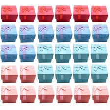 32 Pcs Gift Box Set Ring for Ring and Earring Jewelry Anniversaries, Weddings...