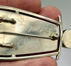 FABULOUS STERLING GEMSTONE CINDY CALAHAN ARTISAN BROOCH PENDANT — photo 6