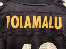 NFL Pittsburgh Steelers Football Troy Polamalu #43 Jersey Reebok - Youth Large